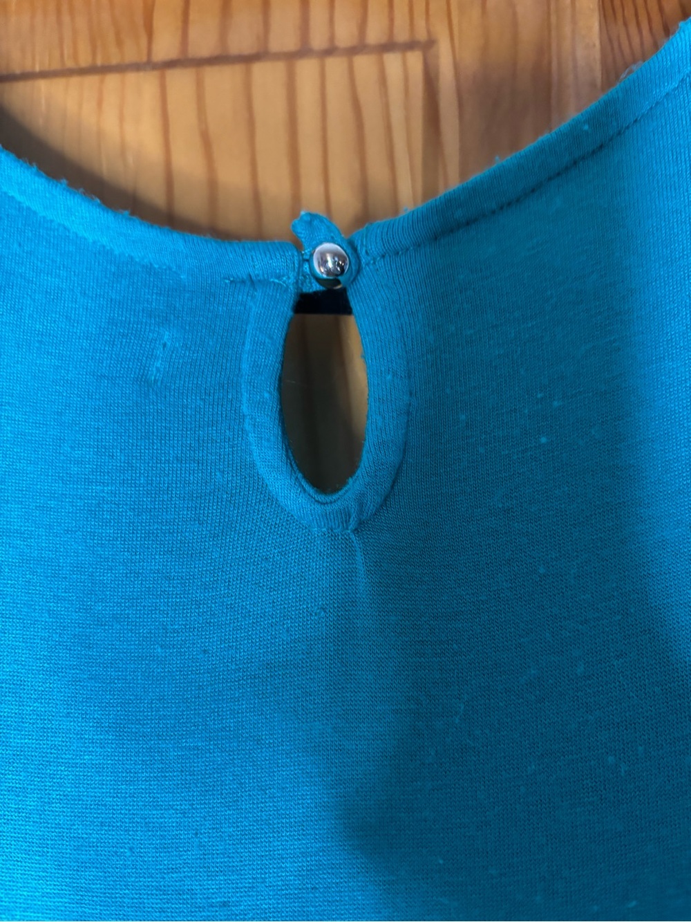 Sejour Teal Asymmetrical Maxi Dress - Picture 4 of 5